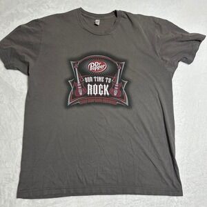 Vintage 2006 Dr Pepper Bottling Tour T-Shirt XL American Apparel USA Back Print